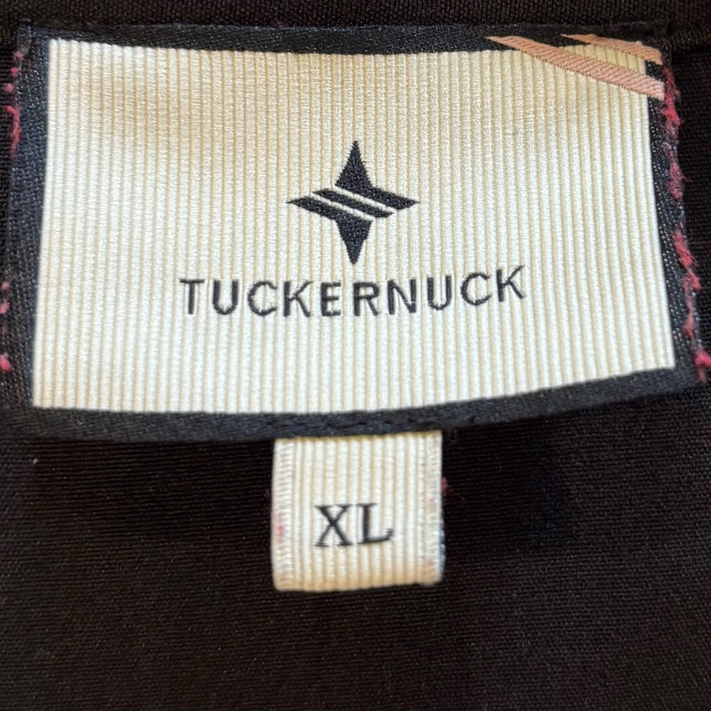Tuckernuck Black Crepe Royal Shirtdress XL - Picture 9 of 10